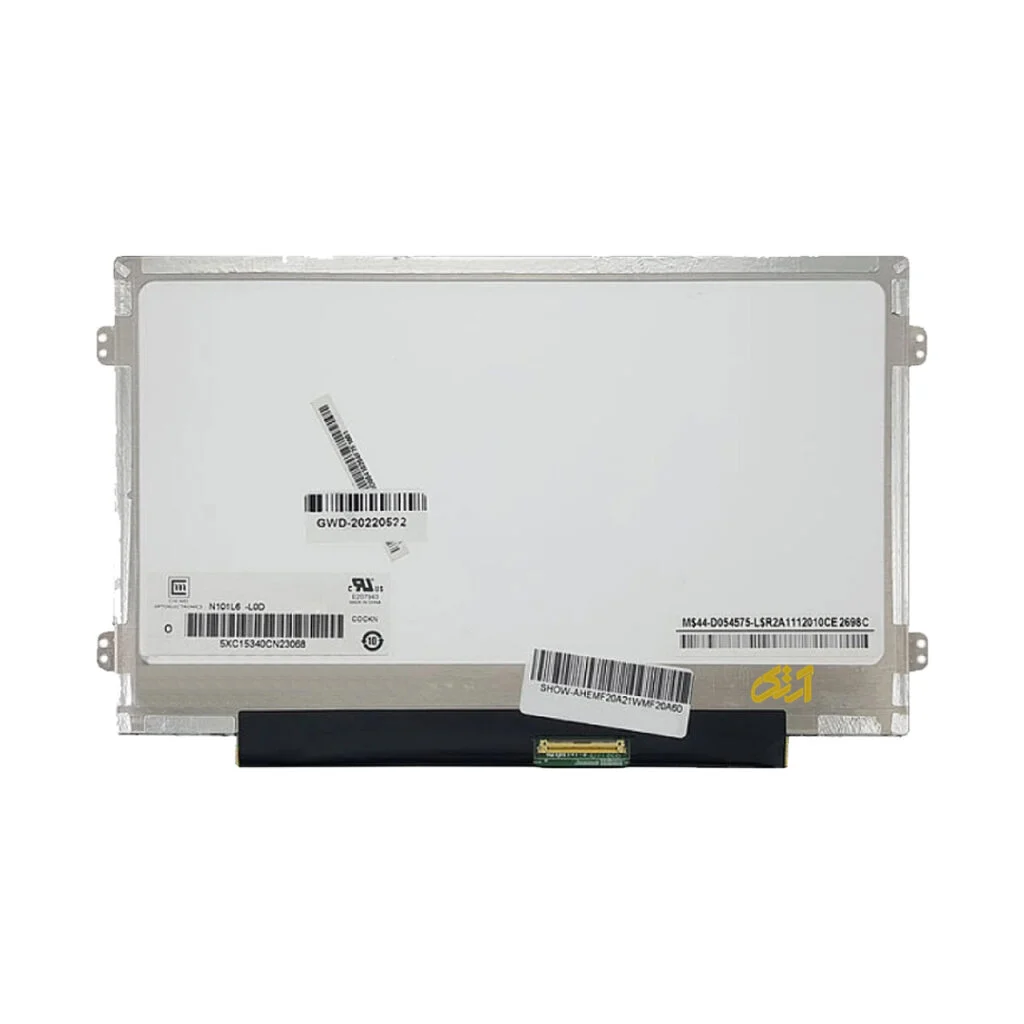 ال‌ سی‌ دی اورجینال صفحه نمایش لپ‌ تاپ 10.1 N101L6-L0D نازک 40 پین L-R