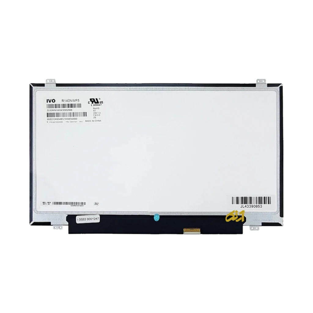 ال‌ سی‌ دی اورجینال صفحه نمایش لپ‌ تاپ 14.0 IVO R140NWF5 R1_Touch نازک مات 40 پین ریز FHD-IPS-EDP