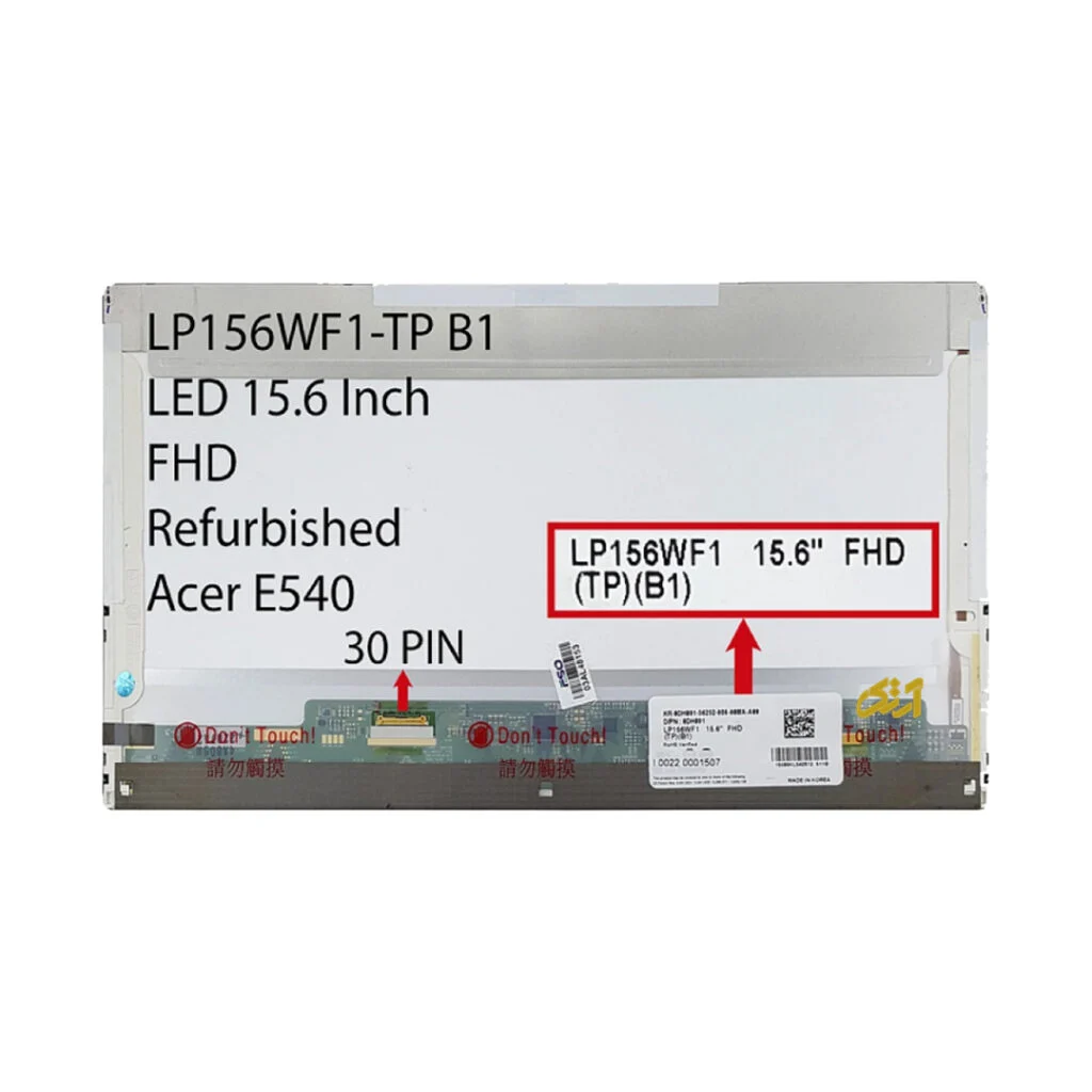 ال‌ سی‌ دی اورجینال صفحه نمایش لپ‌ تاپ 15.6 LP156WF1-TPB1 ضخیم مات 30 پین Full HD برای ایسر V3-571 و لنوو E540