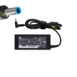 آداپتور شارژر اورجینال لپ تاپ اچ پی سر فیش آبی شش ماه گارانتی 19.5Vولت 3.3آمپر adaptor laptop HP BLUE PLUG