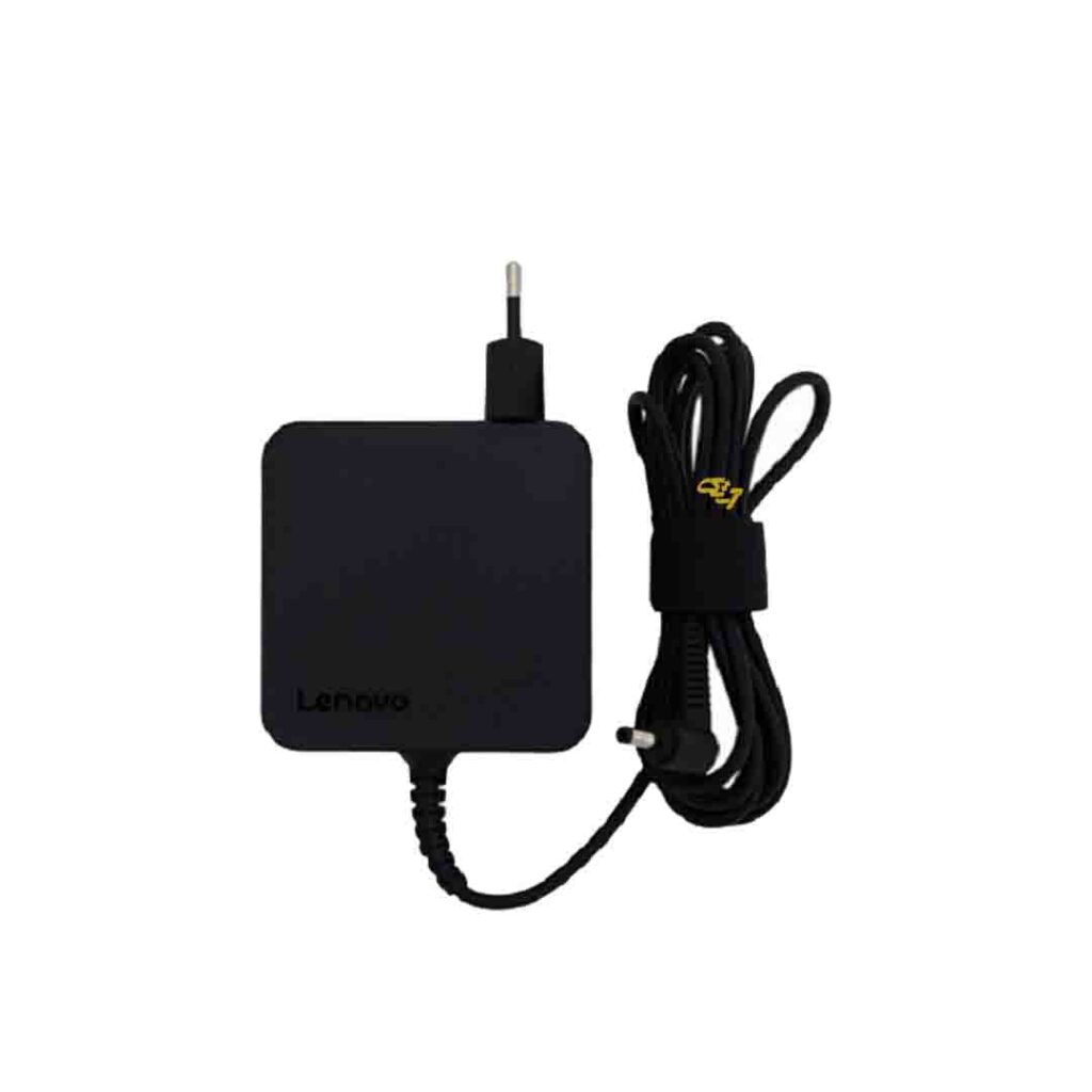آداپتور شارژر اورجینال لپ تاپ لنوو شش ماه گارانتی 20V ولت 3.25 آمپر سرریز مربعی adaptor laptop LENOVO Small Plug