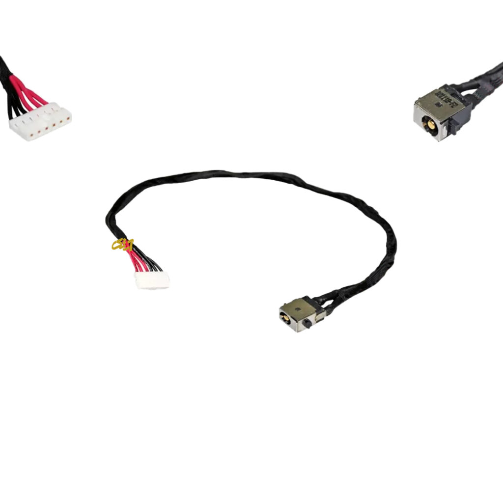 سوکت شارژ کابلی اورجینال لپ تاپ ایسوس شش سیم مدل ASUS X550V