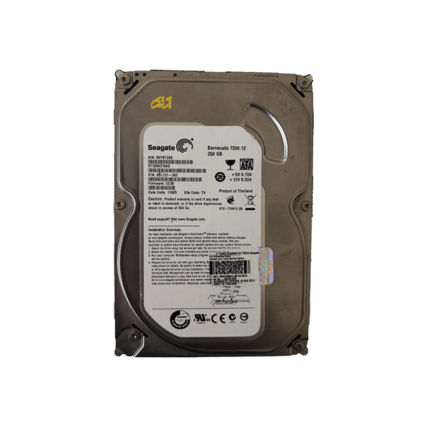 هارد اورجینال کامپیوتر 250 گیگ Seagate barracuda 7200.12 دست دوم