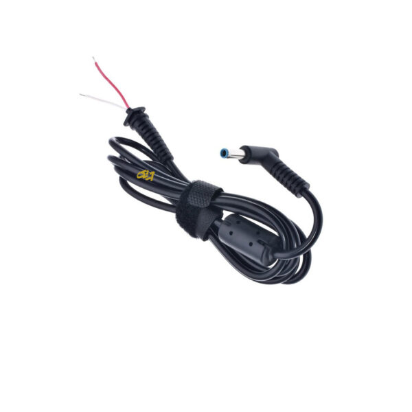 کابل آداپتور تعمیری اورجینال دوسیم لپ تاپ اچ پی سر کج سرفیش آبی