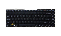 کیبورد اورجینال لپ تاپ سونی بدون فریم نقره ای اینتر کوچک