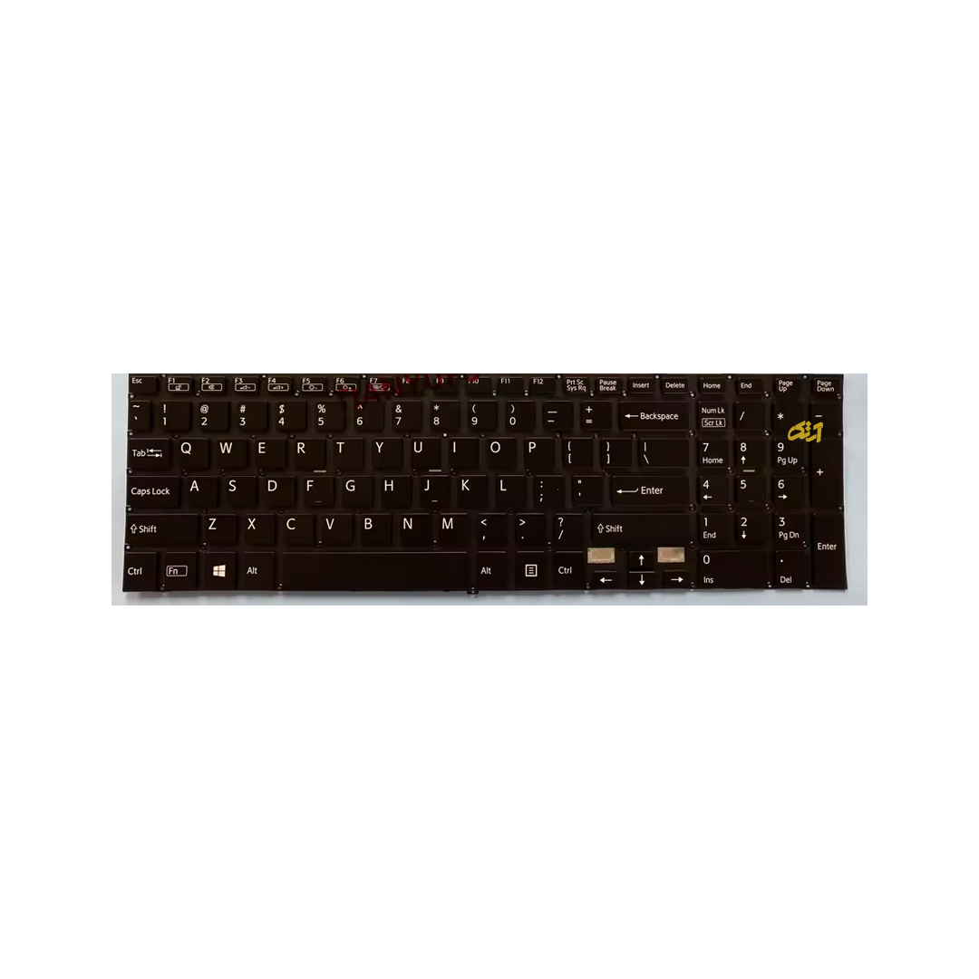 کیبورد اورجینال لپ تاپ سونی با بک لایت مدل keyboard SONY SVF15 در حد نو کیبورد اورجینال لپ تاپ سونی با بک لایت مدل keyboard SONY SVF15 در حد نو - Image 1