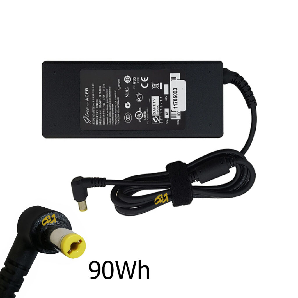 آداپتور شارژر اورجینال لپ تاپ ایسر شش ماه گارانتی 19ولت 4.7 آمپر adaptor laptop ACER