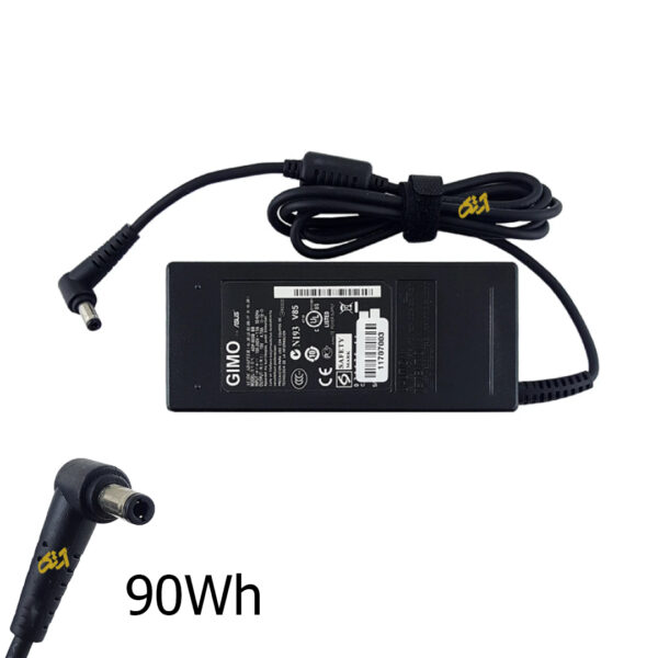 آداپتور شارژر اورجینال لپ تاپ ایسوس شش ماه گارانتی 19ولت 4.7 آمپر سر نرمال