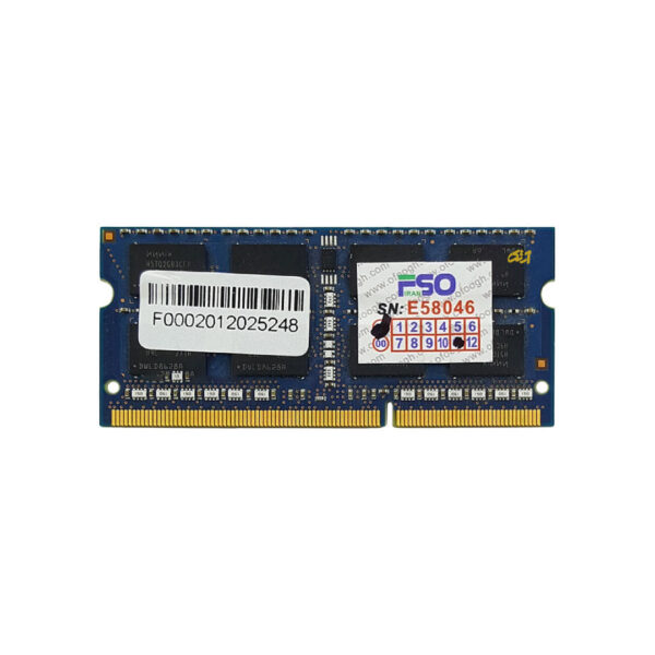 رم اورجینال لپ تاپ HYNIX 4GB DDR3 1333mhz PC3-10600S