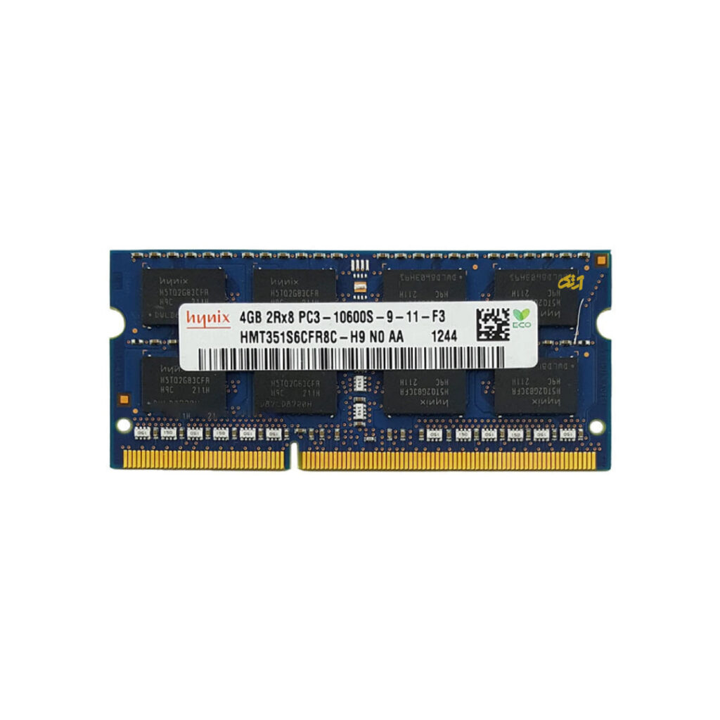 رم اورجینال لپ تاپ HYNIX 4GB DDR3 1333mhz PC3-10600S