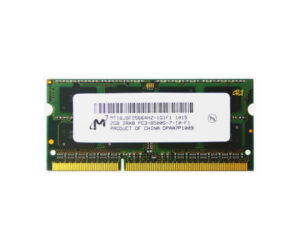 رم اورجینال لپ تاپ Micron 2GB PC3-8500S 1066MHz DDR3