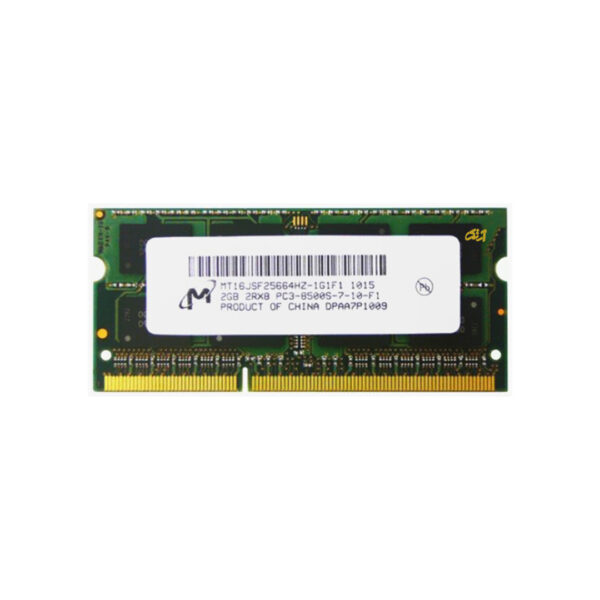 رم اورجینال لپ تاپ Micron 2GB PC3-8500S 1066MHz DDR3
