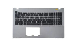 قاب دور کیبرد لپ تاپ ایسوس همراه با کیبرد و تاچ اینتر کوچک مشکی مدل ASUS X550