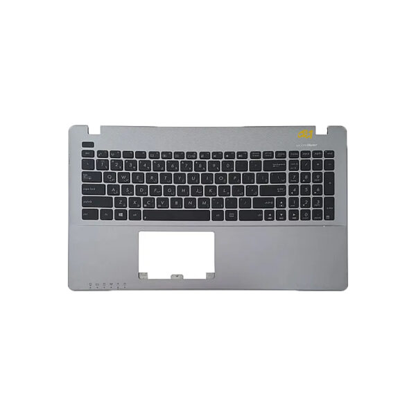قاب دور کیبرد لپ تاپ ایسوس همراه با کیبرد و تاچ اینتر کوچک مشکی مدل ASUS X550 رو دستگاهی