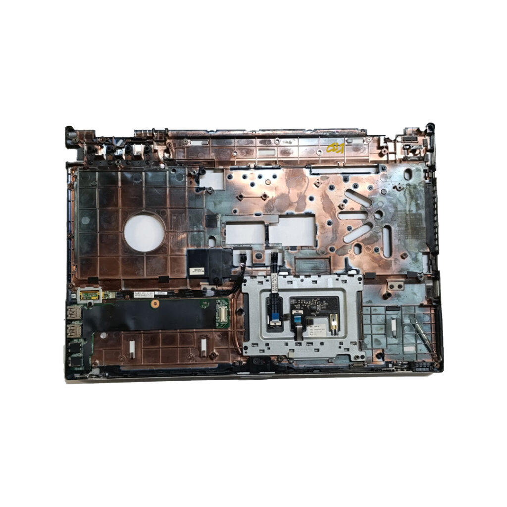 قاب دور کیبورد اورجینال همراه با تاچ پد و برد یو اس پی لپ تاپ اچ پی مدل HP ELITEBOOK 8560P FRAME C