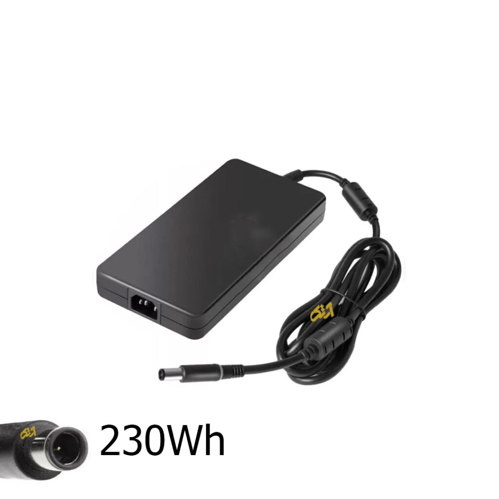 آداپتور شارژر اورجینال لپ تاپ دل شش ماه گارانتی 19.5V ولت 11.8آمپر adaptor laptop DELL