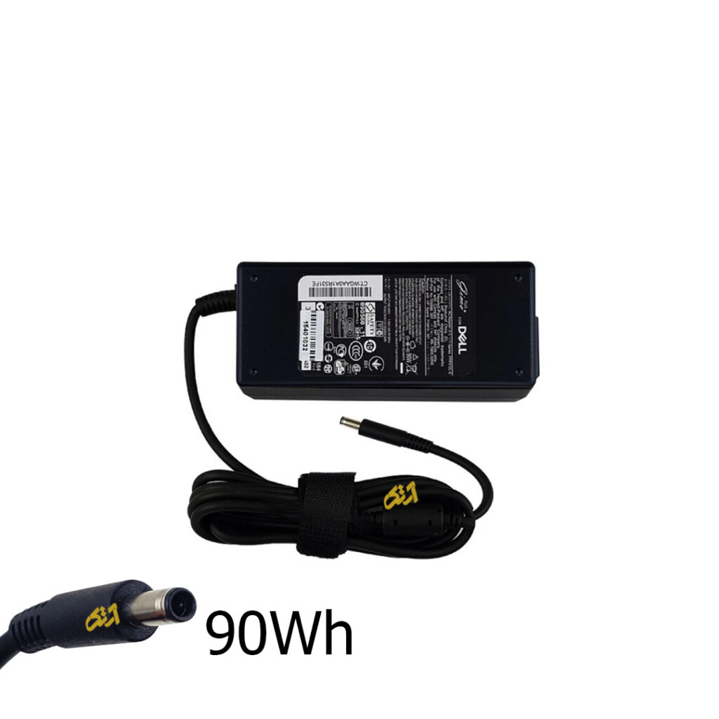 آداپتور شارژر اورجینال لپ تاپ دل شش ماه گارانتی 19.5Vولت 4.62 آمپر adaptor laptop DELL