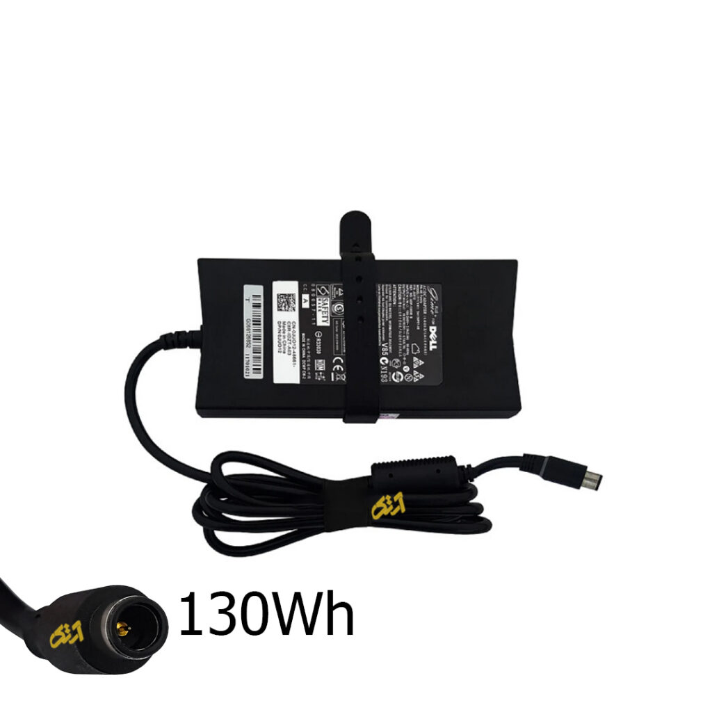 آداپتور شارژر اورجینال لپ تاپ دل شش ماه گارانتی 19.5Vولت 6.7 آمپر