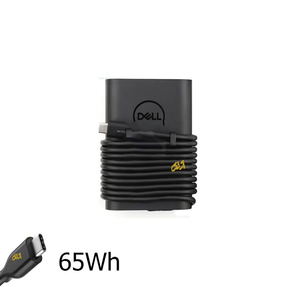 آداپتور شارژر اورجینال لپ تاپ دل شش ماه گارانتی 20V ولت 3.25 آمپر