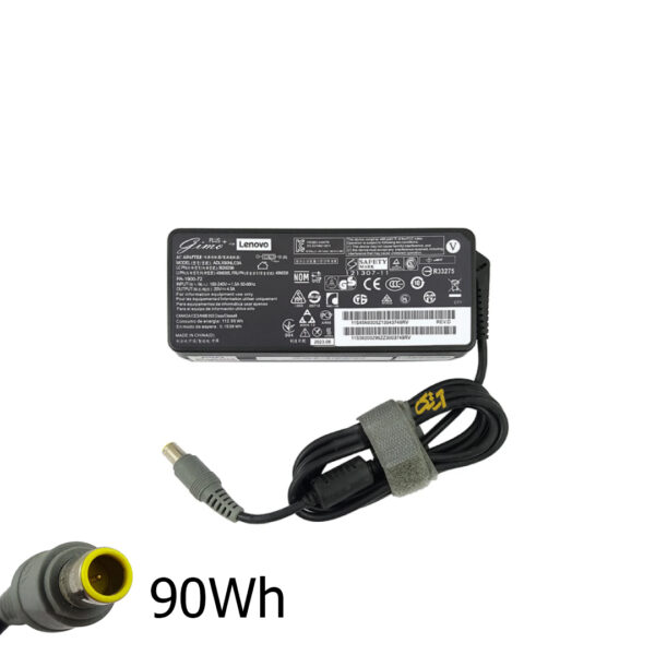 آداپتور شارژر اورجینال لپ تاپ لنوو شش ماه گارانتی 20Vولت 4.5 آمپر سردلی