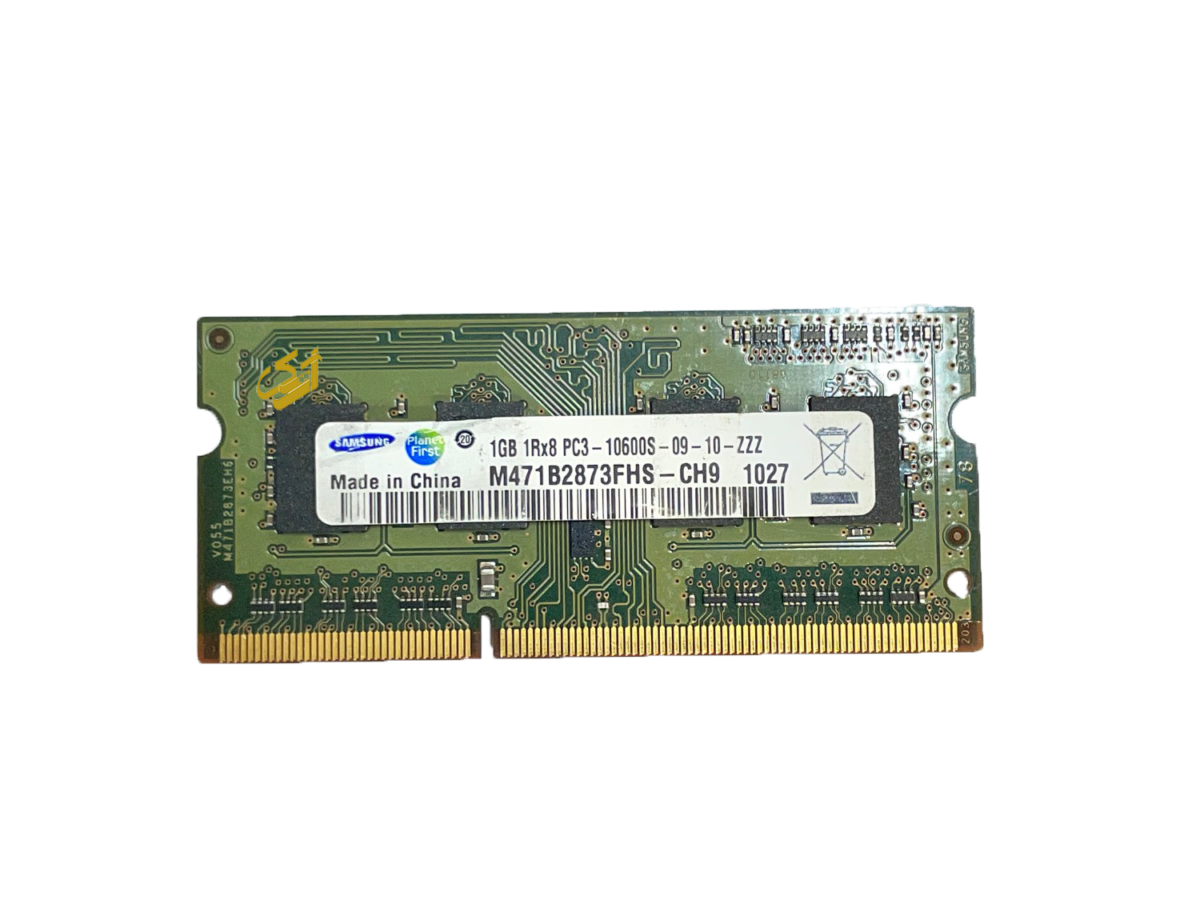 رم لپ تاپ SAMSUNG 1GB PC3-10600S 1333MHz DDR3 رم لپ تاپ SAMSUNG 1GB PC3-10600S 1333MHz DDR3