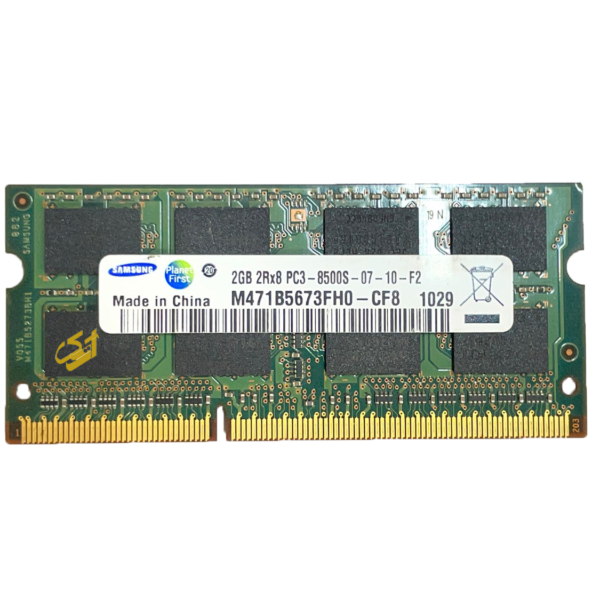 رم لپ تاپ SAMSUNG 2GB PC3-8500 DDR3