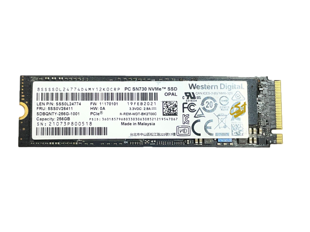 هارد لپ تاپ SSD 256GB WESTERN DIGITAL