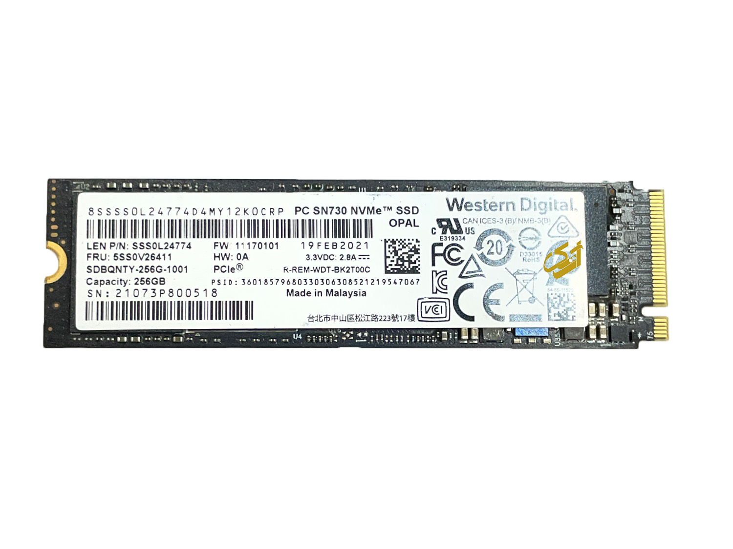 هارد لپ تاپ SSD 256GB WESTERN DIGITAL هارد لپ تاپ SSD 256GB WESTERN DIGITAL