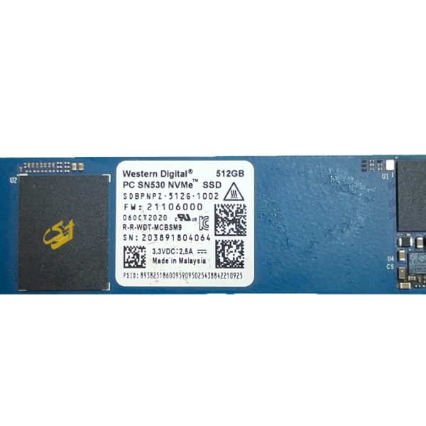 هارد لپ تاپ SSD 512GB WESTERN DIGITAL