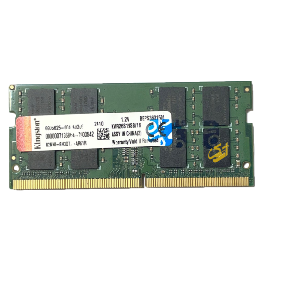 رم لپ تاپ KINGSTON 16GB PC4-2666 DDR4
