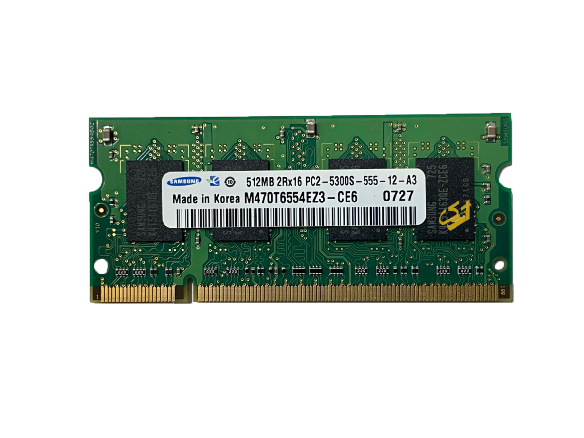 رم لپ تاپ SAMSUNG 512MB PC2-5300S DDR2