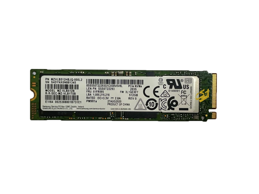 هارد لپ تاپ SSD 512GB SAMSUNG