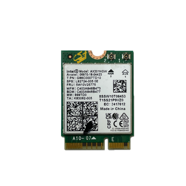 برد وای فای مدل Intel® Wireless-AX201NGW