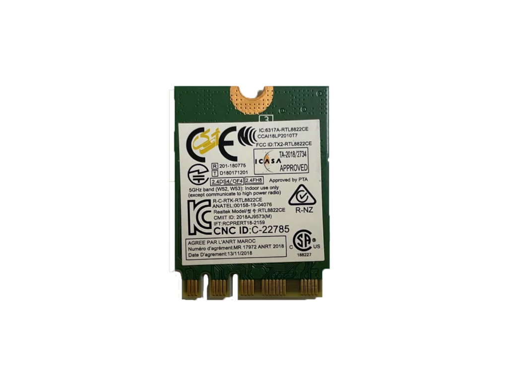 برد وای فای مدل Wireless RTL8822CE/FRU : 02HK701