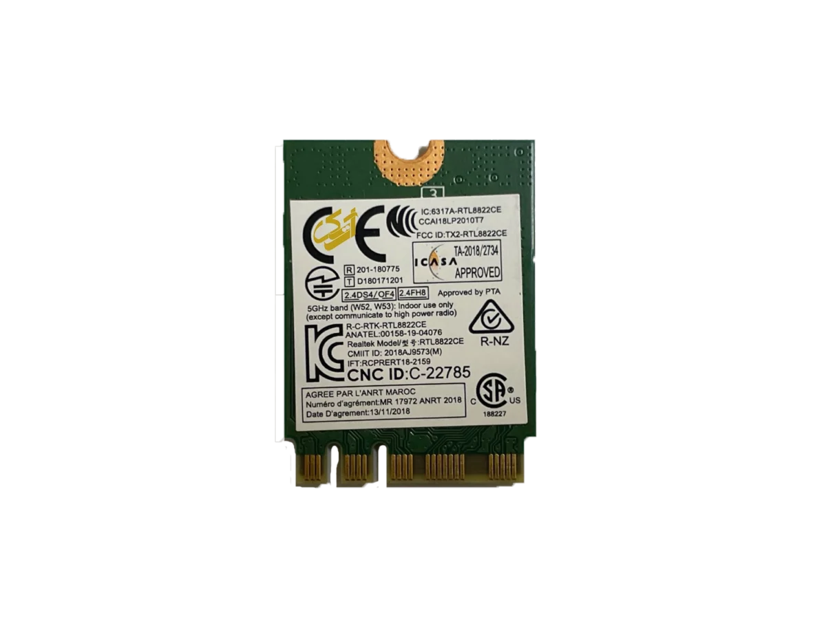 برد وای فای مدل Wireless RTL8822CE/FRU : 02HK701