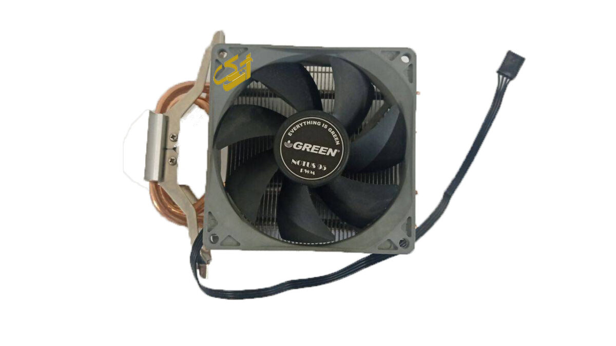 فن خنک کننده پردازنده cpu Aircooling cooler green مدل Notus 95 pwm - Image 3