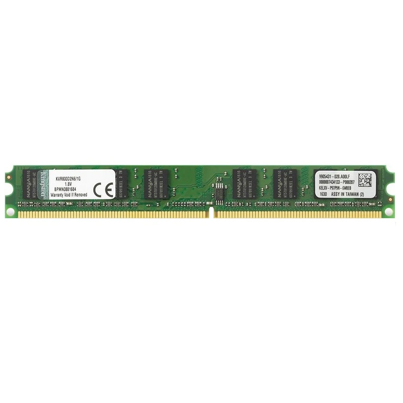 رم دسکتاپ DDR2 تک کاناله 800 مگاهرتز CL6 کینگستون مدل KVR800D2N6 ظرفیت 1 گیگابایت رم دسکتاپ DDR2 تک کاناله 800 مگاهرتز CL6 کینگستون مدل KVR800D2N6 ظرفیت 1 گیگابایت